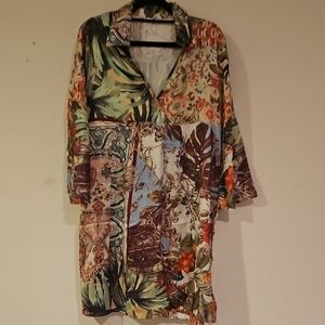 Floral Multicolor Women's Top